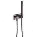 Isabella Hand Shower, Soft Square Plate, Gun Metal Isabella Hand Shower, Soft Square Plate, Gun Metal